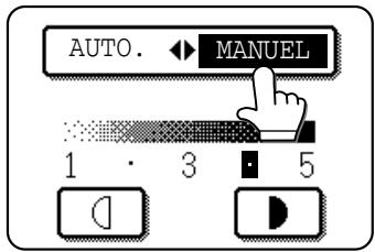SHARP AR-M451 - Sélectionnez [AUTO] ou [MANUEL]. - 2