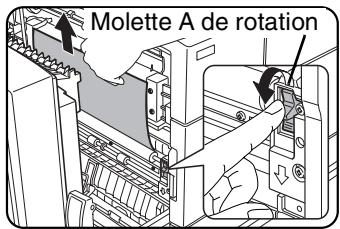SHARP AR-M451 - Retirez le blocage de papier comme indiqué sur l'illustration ci-dessous. - 1