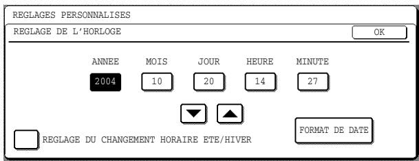SHARP AR-M451 - Appuyez sur la touche [HORLOGE]. - 1