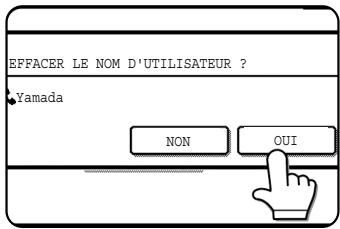 SHARP AR-M451 - Appuyez sur la touche [OUI]. - 1