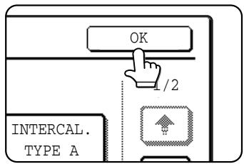 SHARP AR-M451 - Une fois que vous fini de contrôler les pages, appuyez sur la touche [OK]. - 1