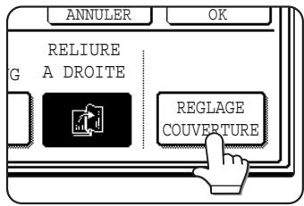 SHARP AR-M451 - Appuyez sur la touche [REGLAGE COUVERTURE]. - 1
