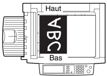SHARP AR-M451 - Orientations pour le placement des originaux standard - 2