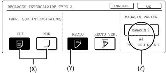 SHARP AR-M451 - ■ Procedure d'insertion d'intercalaires - 5
