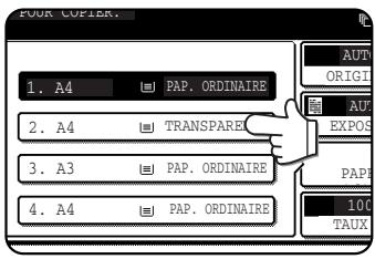 SHARP AR-M451 - Sélectionnez le magasin 2. - 1