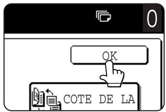 SHARP AR-M451 - Appuyez sur la touche [OK]. - 1