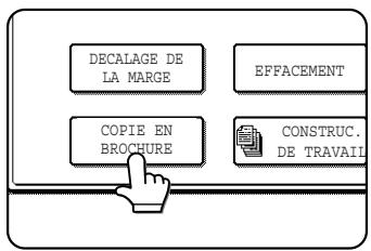 SHARP AR-M451 - Appuyez sur la touche [COPIE EN BROCHURE] de l'écran des modes spéciaux. - 1