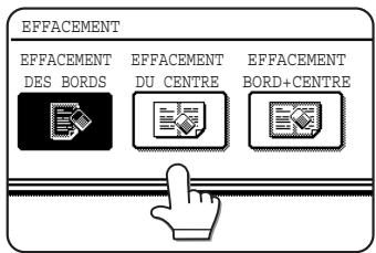 SHARP AR-M451 - Sélectionnez le mode d'effacement souhaité. - 1