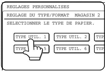 SHARP AR-M451 - Programmation et édition des types de papier - 2