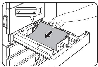 SHARP AR-M451 - Chargez le papier dans le magasin. - 1