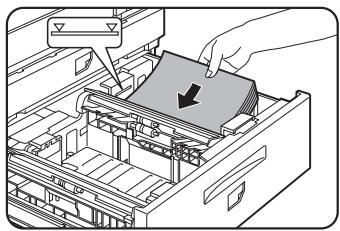 SHARP AR-M451 - Chargez du papier dans les tables d'alimentation en papier gauche et droite. - 1