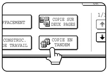 SHARP AR-M451 - Appuyez sur la touche [COPIE EN TANDEM] de l'écran des modes spéciaux. - 1