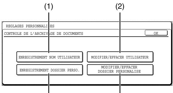 SHARP AR-M451 - Appuyez sur la touche correspondant à l'opération que vous souhaitez effectuer. - 1