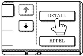 SHARP AR-M451 - Pour visualiser les informations relatives à un fichier, appuyez sur la touche [DETAIL]. - 1