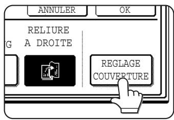 SHARP AR-M451 - Sélectionnez les réglages de la couverture. - 1