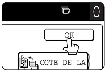 SHARP AR-M451 - Appuyez sur la touche [OK]. - 1