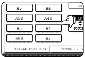 SHARP AR-M451 - Appuyez sur la touche du format d'original souhaité. - 1