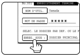 SHARP AR-M451 - Appuyez sur la touche [OK]. - 2