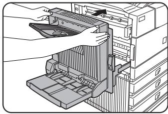 SHARP AR-M451 - Refermez délicatement l'unité recto verso. - 1