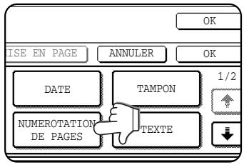 SHARP AR-M451 - Impression du numéro de page sur les copies - 1