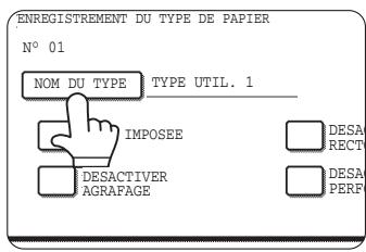 SHARP AR-M451 - Programmation et édition des types de papier - 3