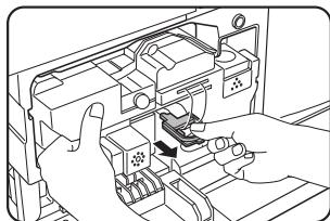 SHARP AR-M451 - Retirez délicatement la scellement de la cartouche. - 1