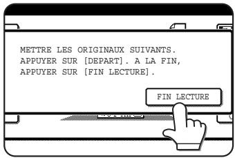 SHARP AR-M451 - Appuyez sur la touche [FIN LECTURE]. - 1