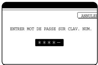 SHARP AR-M451 - 12Entrez un mot de passer à 5 chiffres à l'aide des touches numériques. - 1