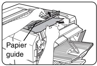 SHARP AR-M451 - Soulevez le guide papier et retirez le papier bloqué. - 1