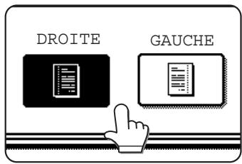 SHARP AR-M451 - Sélectionnez la direction de décalage. - 1