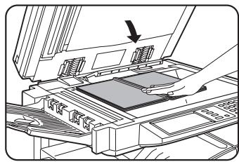 SHARP AR-M451 - Placez les originaux sur la vitre d'exposition. (page 4-3) - 1