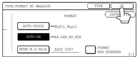 SHARP AR-M451 - Appuyez sur la touche [OK]. - 1