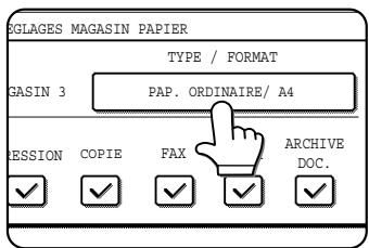 SHARP AR-M451 - Appuyez sur la touche [TYPE / FORMAT]. - 1