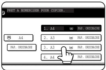 SHARP AR-M451 - Assurez-vous que du papier de même format que les originaux est sélectionné automatiquement*. - 2