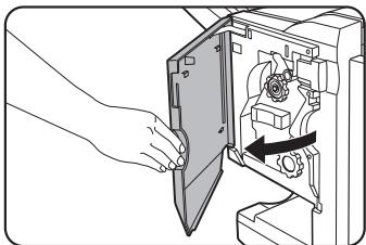 SHARP AR-M451 - Ouvrez le capot avant. - 1