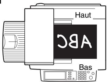 SHARP AR-M451 - Orientations pour le placement des originaux standard - 3