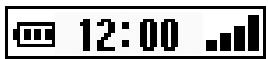 SHARP V703SH - Display Indicators (External Display) - 1
