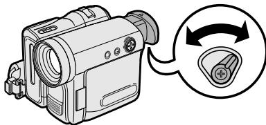 SHARP VL-Z100S - Adjusting the dioptre - 1
