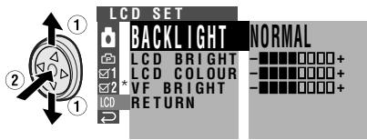 SHARP VL-Z100S - Adjusting the Picture - 1