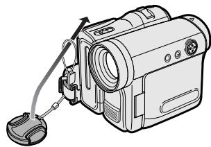 SHARP VL-Z100S - Using the Lens Cap - 1