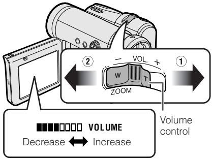SHARP VL-Z100S - Volume Control - 1