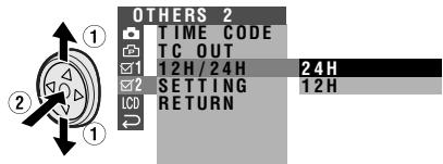 SHARP VL-Z3S - Changing to the 12-hour Time Mode - 1