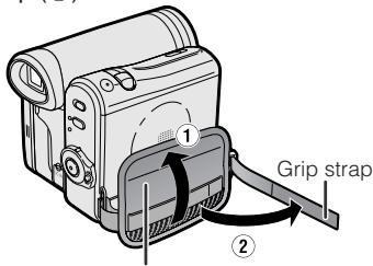 SHARP VL-Z3S - Adjusting the Hand Strap - 1