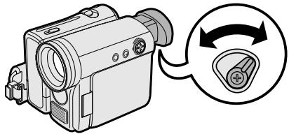 SHARP VL-Z3S - Adjusting the dioptre - 1