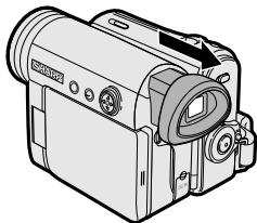 SHARP VL-Z3S - Using the Viewfinder - 2