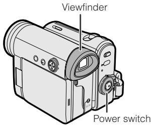 SHARP VL-Z3S - Using the Viewfinder - 1