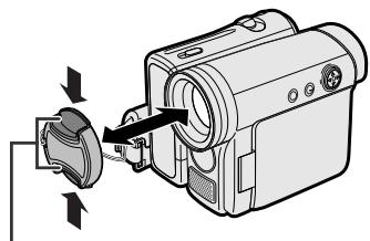 SHARP VL-Z3S - Using the Lens Cap - 2