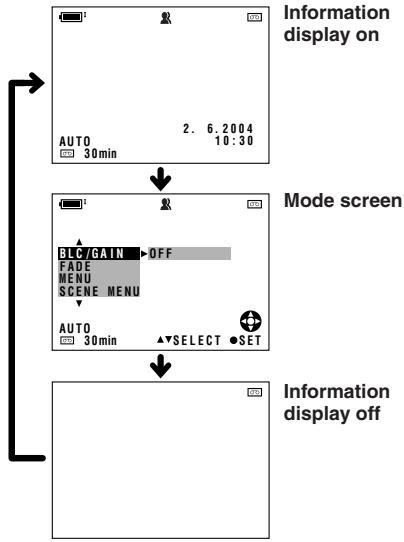 SHARP VL-Z3S - DISPLAY button - 1