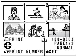 SHARP VL-Z3S - Assigning Print Order to an Image - 4