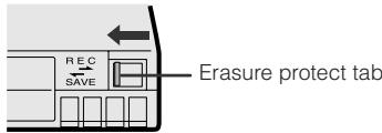 SHARP VLZ300S - To protect recordings against accidental erasure - 1